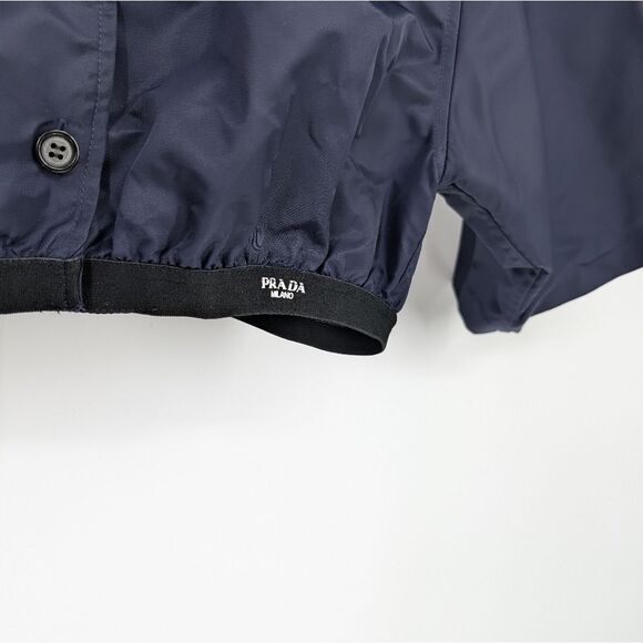 Prada Women's Dark Blue Crop Top - Picture 4 of 5